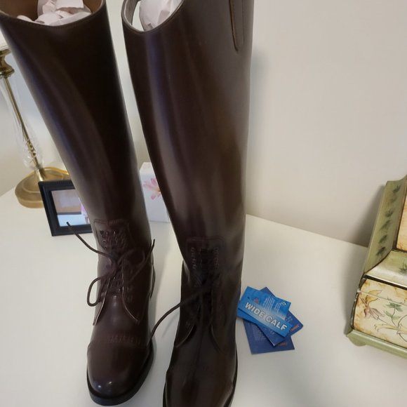 Hipar Leather Dress Riding Boots - Picture 8 of 8